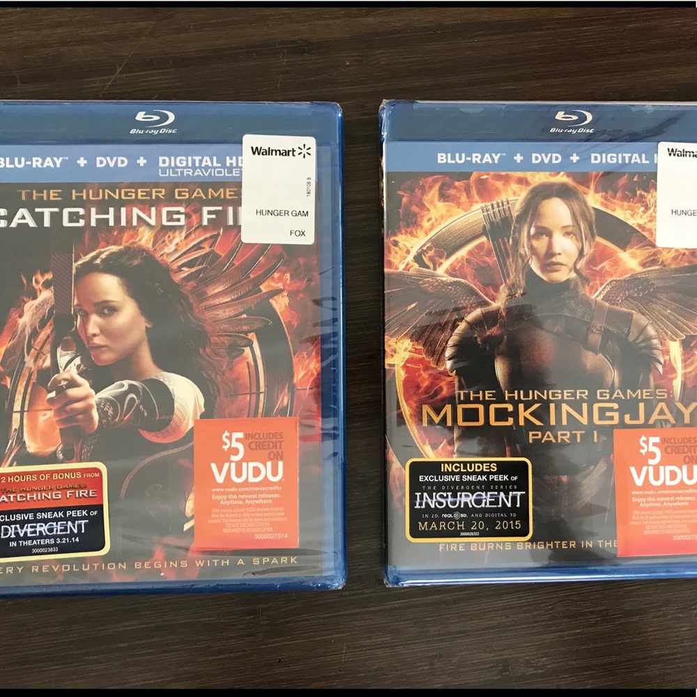 The Hunger Games Blue Ray Set